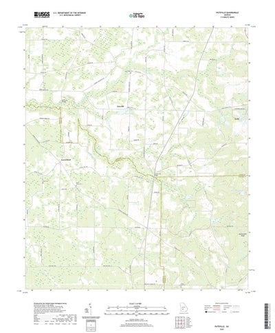 United States Geological Survey Pateville, GA (2020, 24000-Scale) digital map
