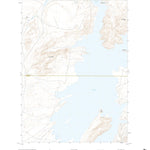 United States Geological Survey Pathfinder Reservoir NW, WY (2021, 24000-Scale) digital map