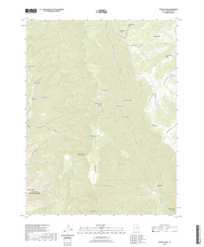 United States Geological Survey Patmos Head, UT (2020, 24000-Scale) digital map