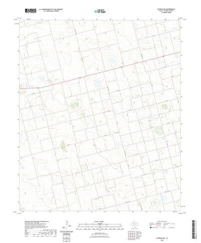 United States Geological Survey Patricia NE, TX (2022, 24000-Scale) digital map