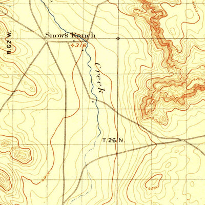 United States Geological Survey Patrick, WY-NE (1896, 125000-Scale) digital map