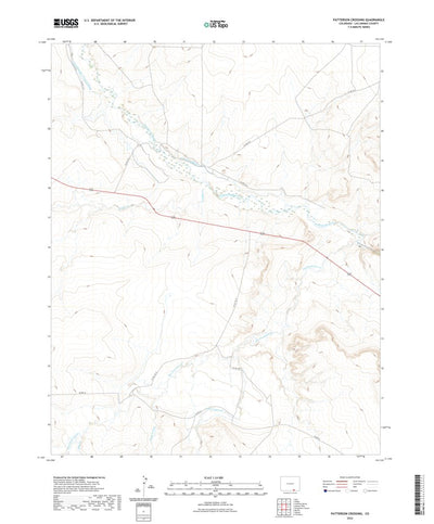 United States Geological Survey Patterson Crossing, CO (2022, 24000-Scale) digital map