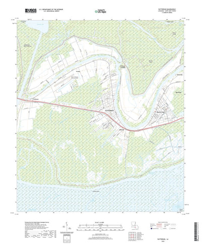 United States Geological Survey Patterson, LA (2020, 24000-Scale) digital map