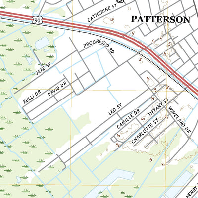 United States Geological Survey Patterson, LA (2020, 24000-Scale) digital map