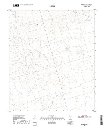 United States Geological Survey Patterson Lake, TX (2022, 24000-Scale) digital map