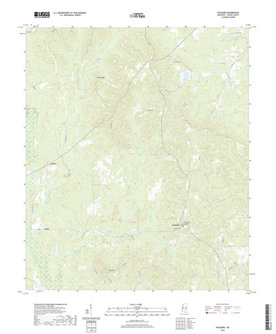 United States Geological Survey Paulding, MS (2020, 24000-Scale) digital map