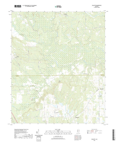 United States Geological Survey Paulette, MS (2020, 24000-Scale) digital map