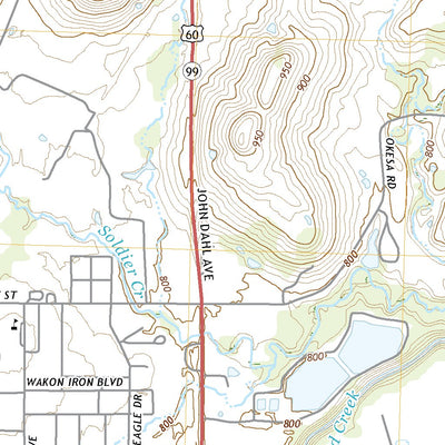 United States Geological Survey Pawhuska, OK (2022, 24000-Scale) digital map