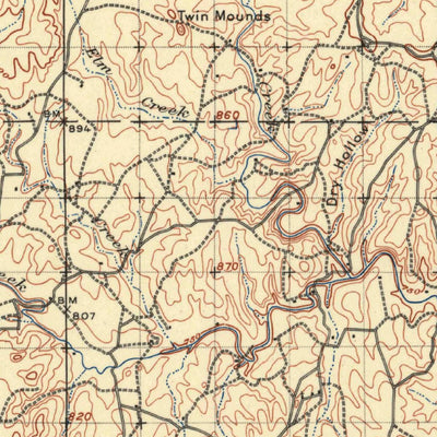 United States Geological Survey Pawhuska, OK-KS (1909, 125000-Scale) digital map