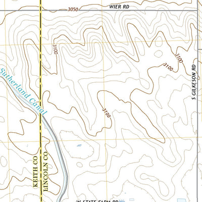 United States Geological Survey Paxton South, NE (2021, 24000-Scale) digital map