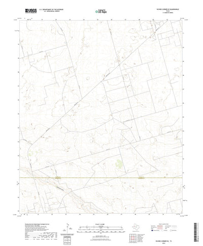 United States Geological Survey Paynes Corner SE, TX (2022, 24000-Scale) digital map