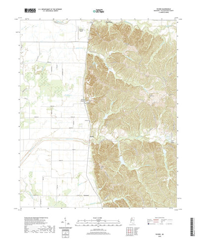 United States Geological Survey Paynes, MS (2020, 24000-Scale) digital map