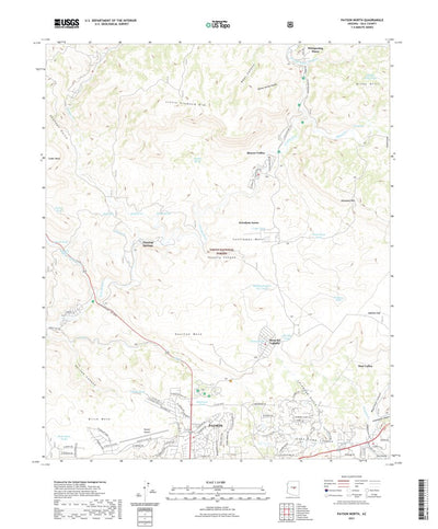 United States Geological Survey Payson North, AZ (2021, 24000-Scale) digital map