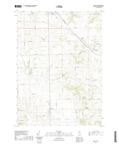 United States Geological Survey Pearl City, IL (2021, 24000-Scale) digital map