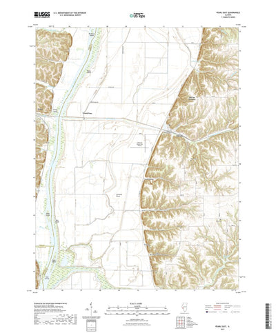 United States Geological Survey Pearl East, IL (2021, 24000-Scale) digital map