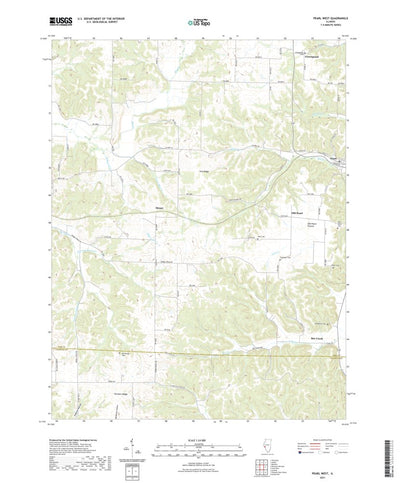 United States Geological Survey Pearl West, IL (2021, 24000-Scale) digital map