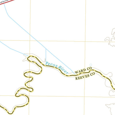 United States Geological Survey Pecos East, TX (2022, 24000-Scale) digital map