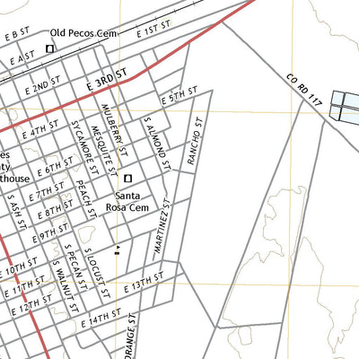 United States Geological Survey Pecos East, TX (2022, 24000-Scale) digital map