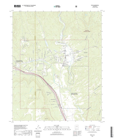 United States Geological Survey Pecos, NM (2020, 24000-Scale) digital map
