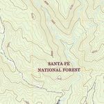 United States Geological Survey Pecos, NM (2020, 24000-Scale) digital map