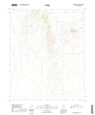 United States Geological Survey Pedernal Mountain, NM (2020, 24000-Scale) digital map