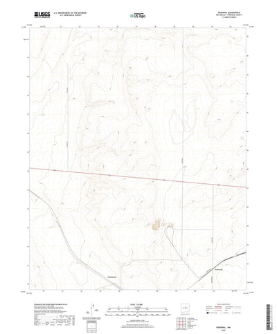 United States Geological Survey Pedernal, NM (2020, 24000-Scale) digital map