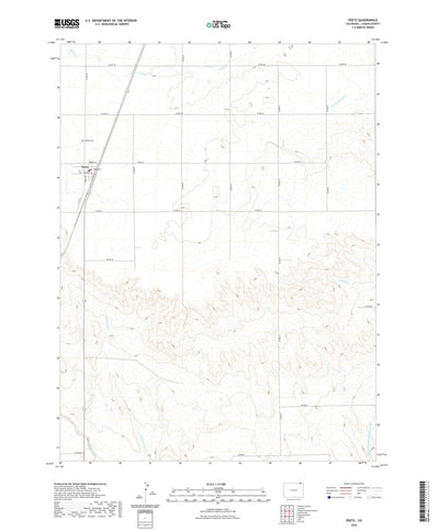 United States Geological Survey Peetz, CO (2022, 24000-Scale) digital map