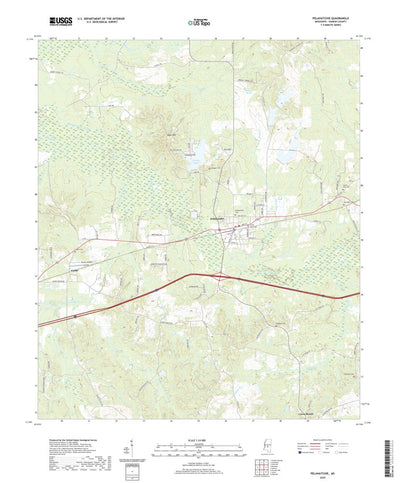 United States Geological Survey Pelahatchie, MS (2020, 24000-Scale) digital map