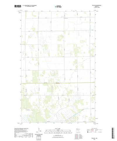 United States Geological Survey Pelan SE, MN (2022, 24000-Scale) digital map