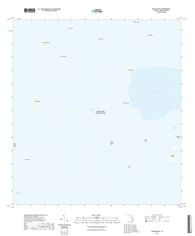 United States Geological Survey Pelican Keys, FL (2021, 24000-Scale) digital map