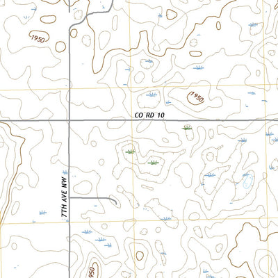 United States Geological Survey Pelican Lake, ND (2020, 24000-Scale) digital map