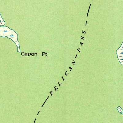 United States Geological Survey Pelican Pass, LA (1935, 31680-Scale) digital map