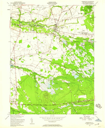 United States Geological Survey Pemberton, NJ (1949, 24000-Scale) digital map
