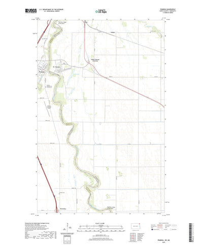 United States Geological Survey Pembina, ND (2020, 24000-Scale) digital map