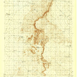 United States Geological Survey Pendejo Wash, NM (1943, 62500-Scale) digital map