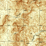 United States Geological Survey Pendejo Wash, NM (1943, 62500-Scale) digital map