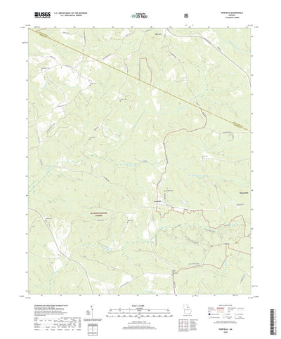 United States Geological Survey Penfield, GA (2020, 24000-Scale) digital map