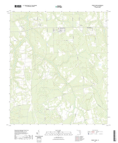 United States Geological Survey Penney Farms, FL (2021, 24000-Scale) digital map