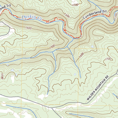 United States Geological Survey Pennine, TN (2022, 24000-Scale) digital map