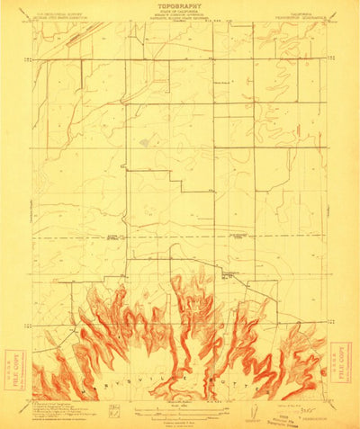 United States Geological Survey Pennington, CA (1912, 31680-Scale) digital map