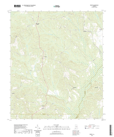 United States Geological Survey Perote, AL (2020, 24000-Scale) digital map