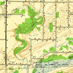 United States Geological Survey Perrinton, MI (1943, 62500-Scale) digital map