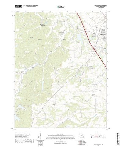 United States Geological Survey Perryville West, MO (2021, 24000-Scale) digital map