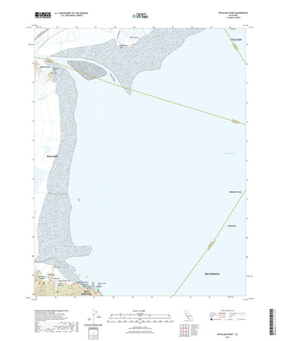 United States Geological Survey Petaluma Point, CA (2022, 24000-Scale) digital map