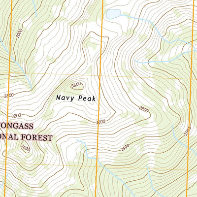 United States Geological Survey Petersburg A-2 SE, AK (2021, 25000-Scale) digital map