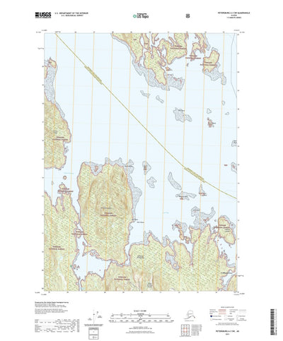 United States Geological Survey Petersburg A-3 SW, AK (2021, 25000-Scale) digital map