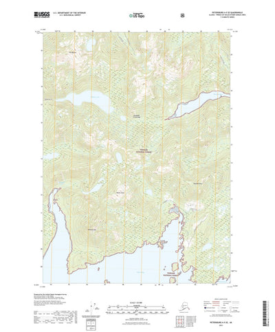 United States Geological Survey Petersburg A-5 SE, AK (2021, 25000-Scale) digital map