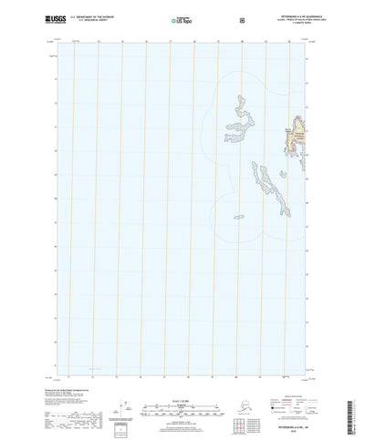 United States Geological Survey Petersburg A-6 NE, AK (2020, 25000-Scale) digital map