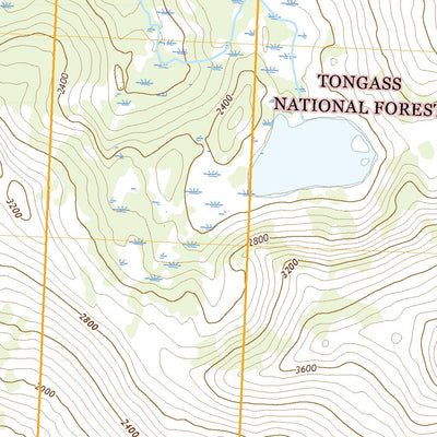United States Geological Survey Petersburg B-1 NE, AK (2021, 25000-Scale) digital map