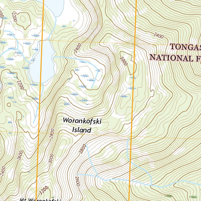 United States Geological Survey Petersburg B-2 NE, AK (2021, 25000-Scale) digital map